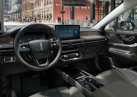 The interior dashboard of 2024 Lincoln Corsair® SUV is shown here. | Gary Yeomans Lincoln Ocala in Ocala FL