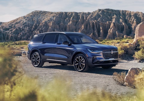 A 2024 Lincoln Nautilus® SUV is parked in a desert national park. | Gary Yeomans Lincoln Ocala in Ocala FL