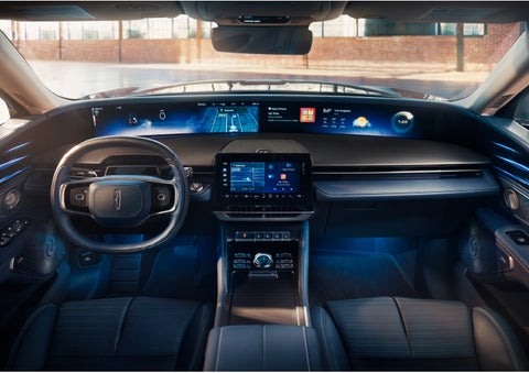 The panoramic display is shown in a 2024 Lincoln Nautilus® SUV. | Gary Yeomans Lincoln Ocala in Ocala FL