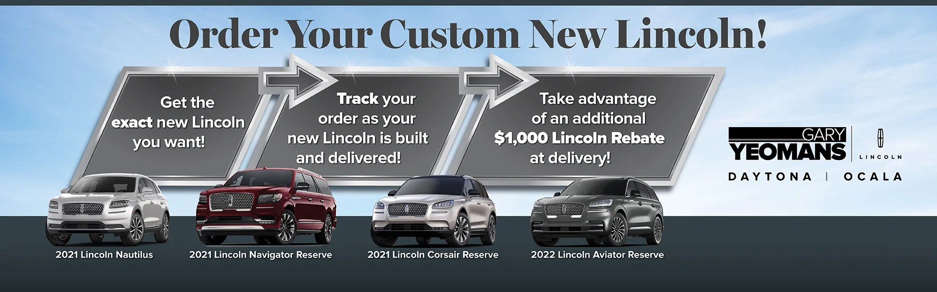 Order a custom new Lincoln